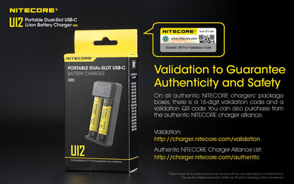 Chargeur Nomade Compact Nitecore UI2 - 2 Emplacements - 1000mA USB-C