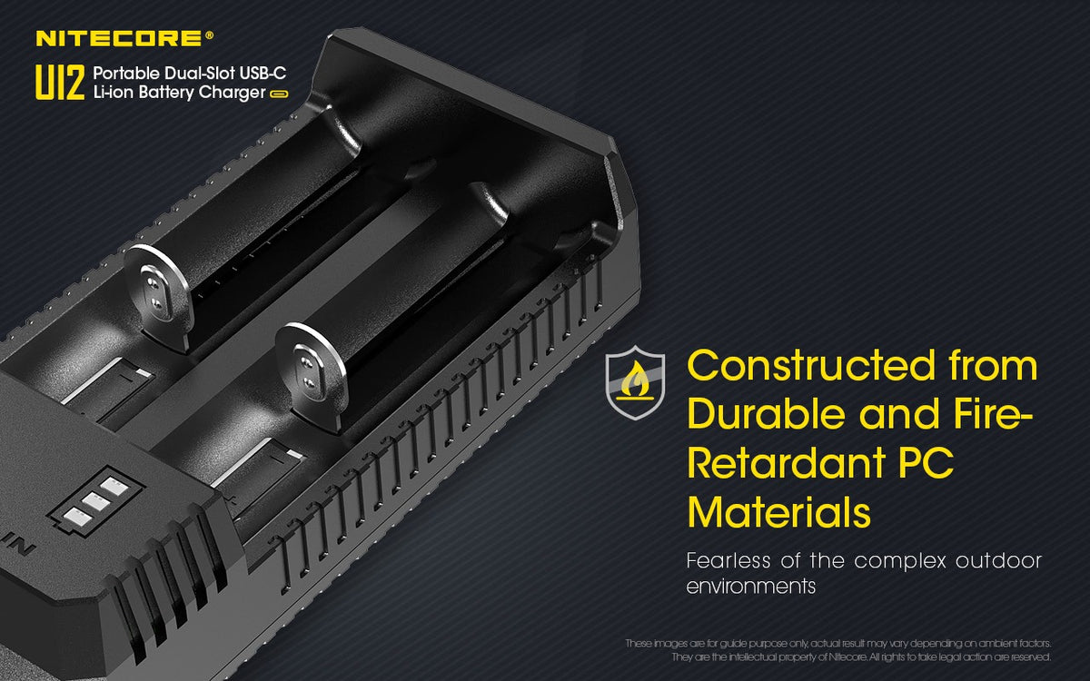 Chargeur Nomade Compact Nitecore UI2 - 2 Emplacements - 1000mA USB-C