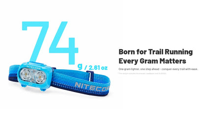 Nitecore UT27 MB 800 Lumens - Lampe Frontale Ultra-Trail 4 Sources Lumineuses Rechargeable