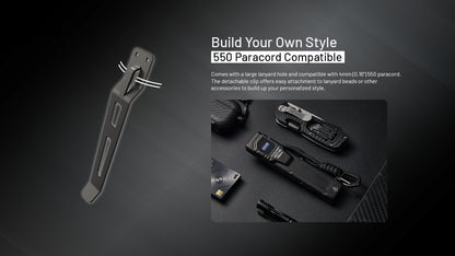 Nitecore EDC27 UHi 3100 Lumen Ultra Flat EDC Flashlight - Rechargeable USB-C