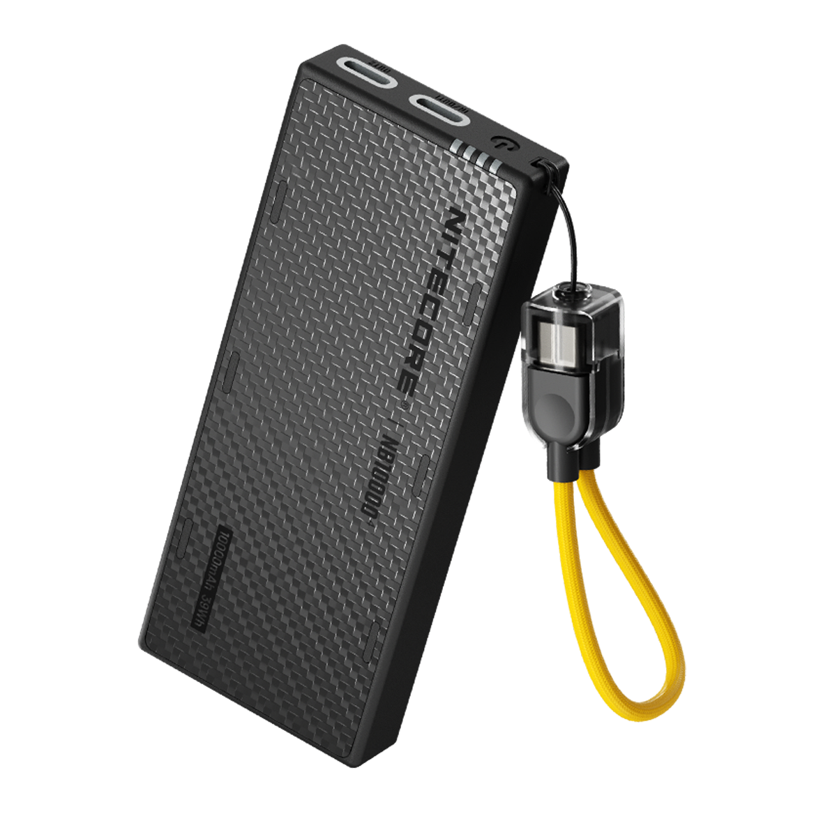 Batterie Externe Nitecore NB10000 Gen 4 10000mAh - Charge Rapide 22,5W USB-C - IPX7 - Ultra-Légère 143g