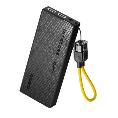 Batterie Externe Nitecore NB10000 Gen 4 10000mAh - Charge Rapide 22,5W USB-C - IPX7 - Ultra-Légère 143g