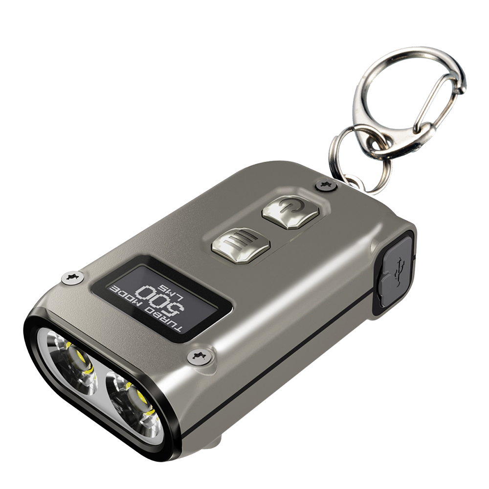 Nitecore TINI 2 500 Lumens USB-C Rechargeable Keychain EDC Flashlight