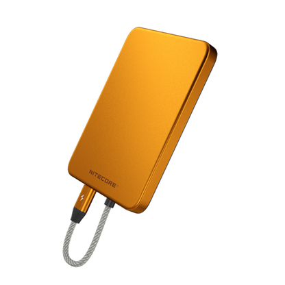 Nitecore POCKET 5 Powerbank 5000mAh - Magnetic - Built-in USB-C Cable - Ultra Thin 9mm - Rechargeable 22.5W