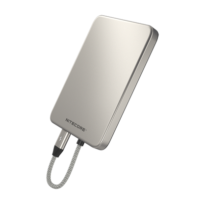 Nitecore POCKET 5 Powerbank 5000mAh - Magnetic - Built-in USB-C Cable - Ultra Thin 9mm - Rechargeable 22.5W
