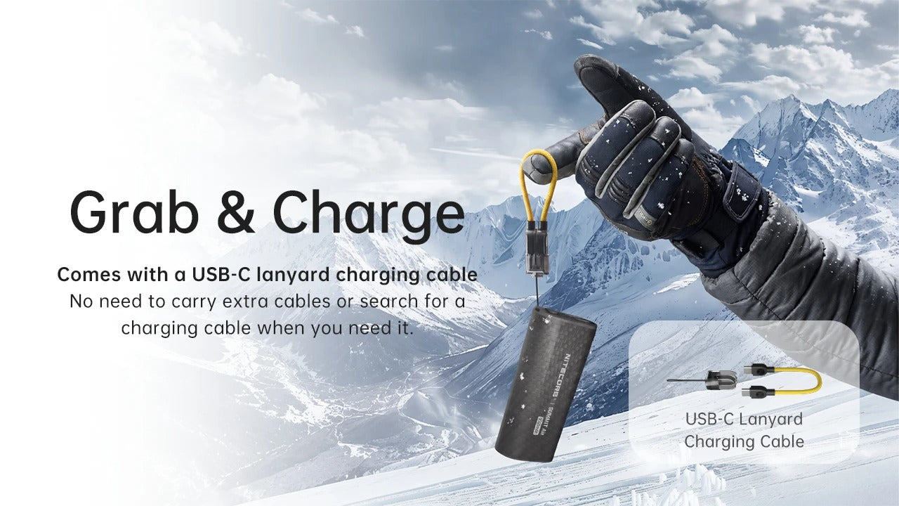 Nitecore Summit Air - Extreme Cold Power Bank 8000mAh  -40°C Rechargeable USB-C