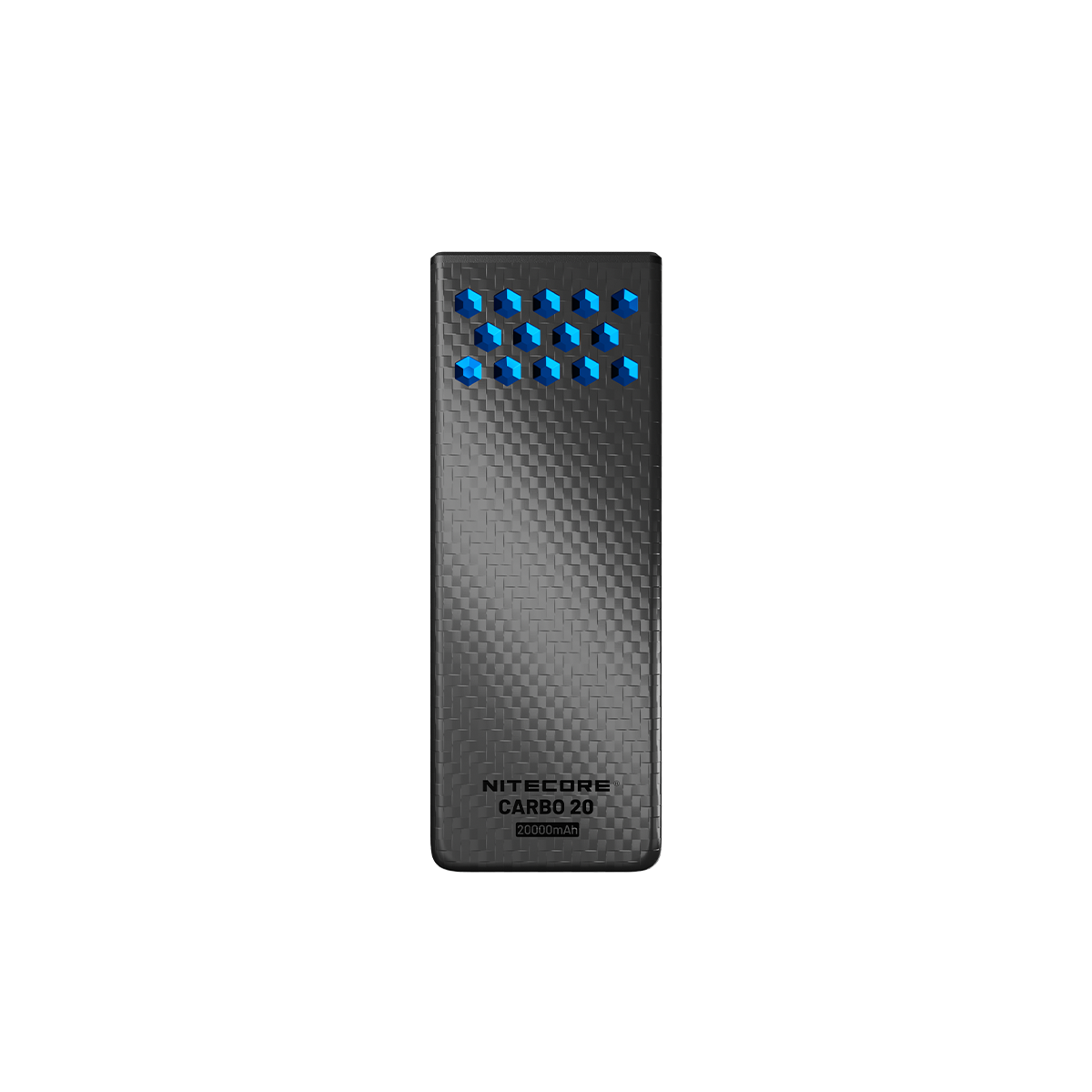 Nitecore CARBO 20 Power Bank 20000mAh - 65W Fast Charging USB-C - Carbon Fiber IPX8