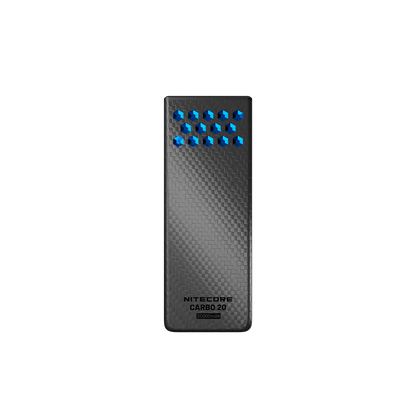 Nitecore CARBO 20 Power Bank 20000mAh - 65W Fast Charging USB-C - Carbon Fiber IPX8