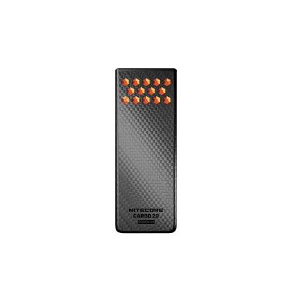 Nitecore CARBO 20 Power Bank 20000mAh - 65W Fast Charging USB-C - Carbon Fiber IPX8