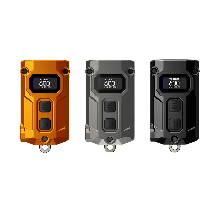Nitecore TINI 3 600 Lumens 3 Color Temperatures Keychain Flashlight - OLED Display