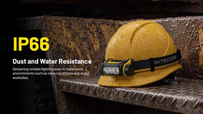 Nitecore NWH20 600 Lumens - Professional Rechargeable Headlamp E-Focus Electronic USB-C
