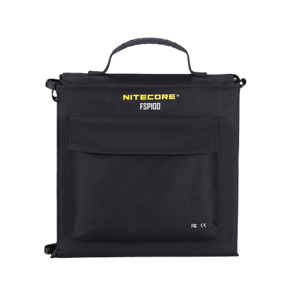 Panneau Solaire Pliable Nitecore FSP100 100W - USB-C - 4 Ports de Sortie