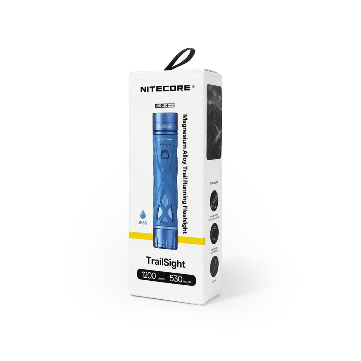 Nitecore TrailSight 1200 Lumens - Lampe Trail Running Ceinture Alliage Magnésium Rechargeable