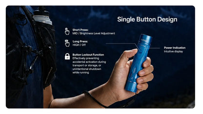Nitecore TrailSight 1200 Lumens - Lampe Trail Running Ceinture Alliage Magnésium Rechargeable