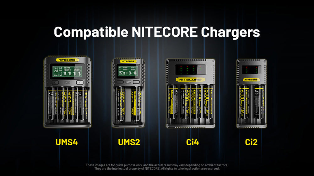 Batterie Nitecore NL2160HPi 6000mAh 21700i Rechargeable - 20A Haute Performance