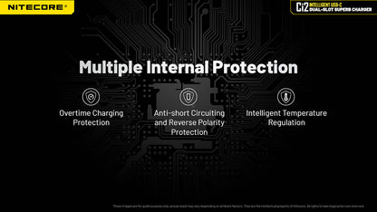 Chargeur Universel Intelligent Nitecore Ci2 - Deux emplacements de charge