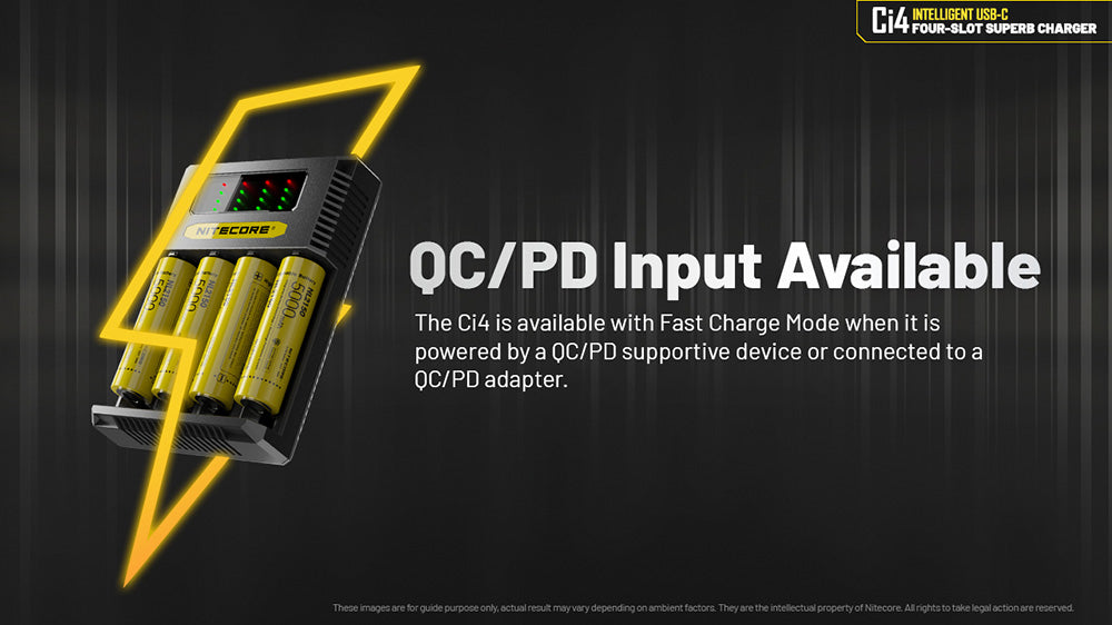 Nitecore Ci4 Universal Intelligent Charger - Four Charging Slots