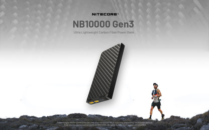 Nitecore NB10000 Gen 3 Power Bank - 10000mAh - 22.5W Fast Charging USB-C