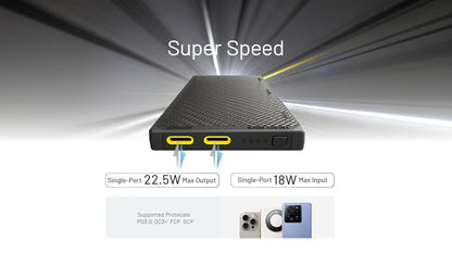 Nitecore NB10000 Gen 3 Power Bank - 10000mAh - 22.5W Fast Charging USB-C