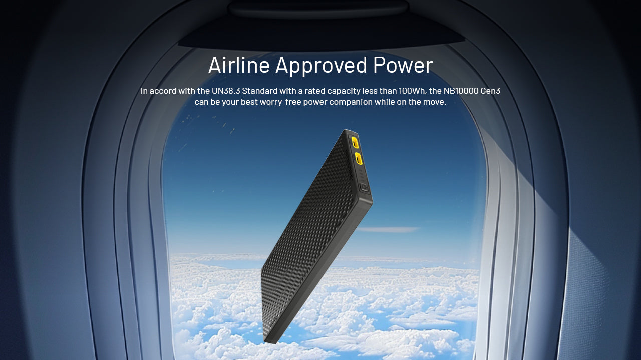 Nitecore NB10000 Gen 3 Power Bank - 10000mAh - 22.5W Fast Charging USB-C