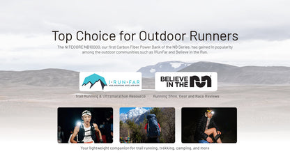 Nitecore NB10000 Gen 3 Power Bank - 10000mAh - 22.5W Fast Charging USB-C