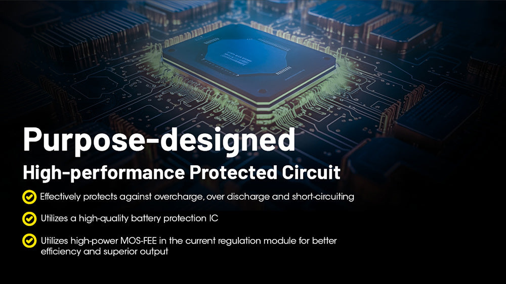 Batterie Nitecore NL169R 950mAh 16340 Rechargeable avec Port USB-C