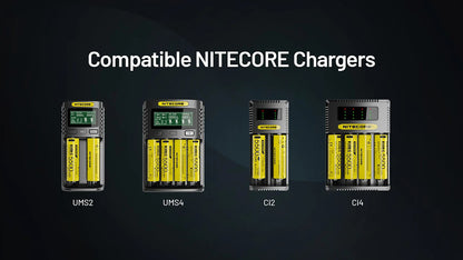 Nitecore NL2155HPR 5500mAh Rechargeable 21700 Battery - 20A USB-C Port
