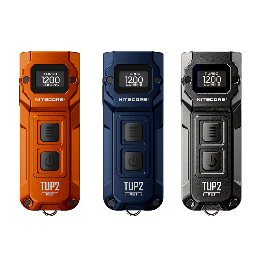 Nitecore TUP2 1200 Lumens  OLED Display - 3 Color Temperatures Keychain Flashlight