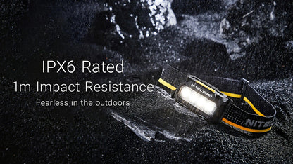Lampe Frontale Nitecore HA27 UHE - 800 Lumens - 150 Mètres - Triple Température de Couleur MCT