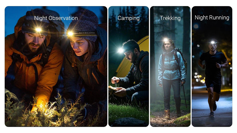 Lampe Frontale Nitecore HA27 UHE - 800 Lumens - 150 Mètres - Triple Température de Couleur MCT