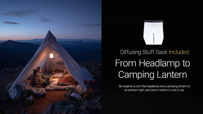 Lampe Frontale Nitecore HA27 UHE - 800 Lumens - 150 Mètres - Triple Température de Couleur MCT