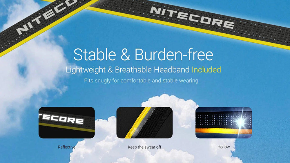 Lampe Frontale Nitecore HA27 UHE - 800 Lumens - 150 Mètres - Triple Température de Couleur MCT