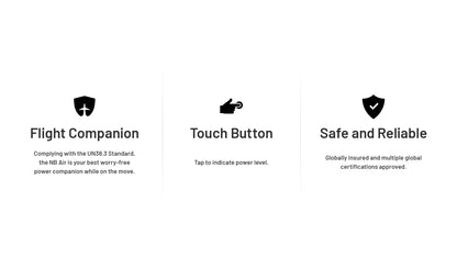 Batterie Externe Nitecore NB Air - 5000mAh - Charge Rapide 18W USB-C