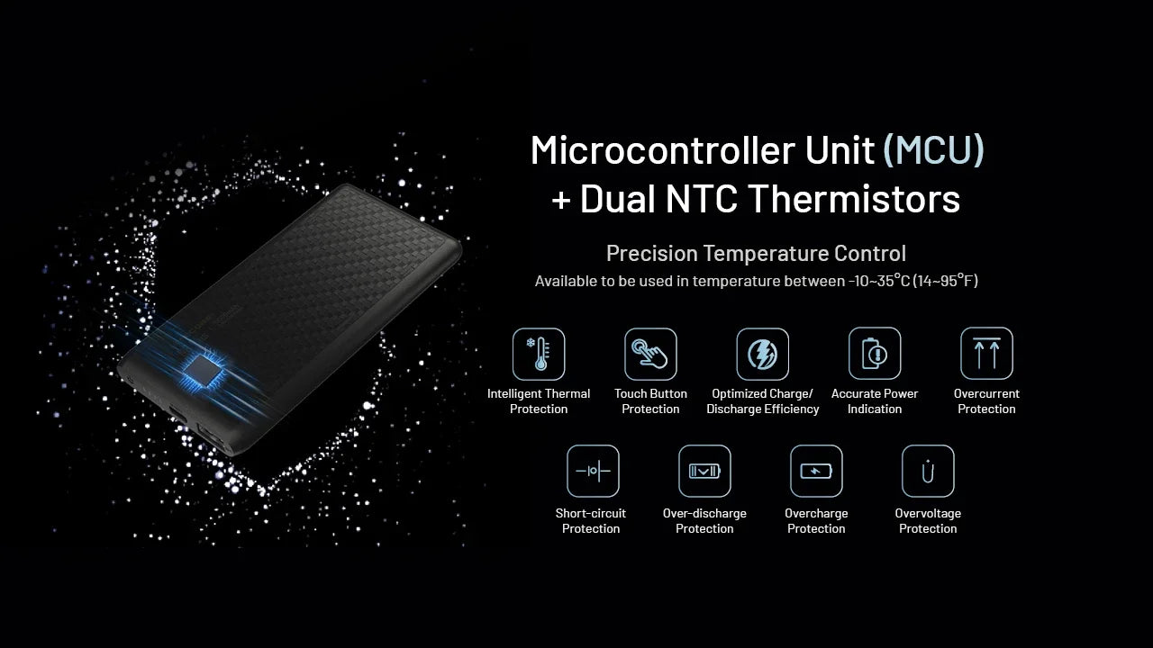 Batterie Externe Nitecore NB Plus - 10000mAh - Charge Rapide 22,5W USB-C/USB-A