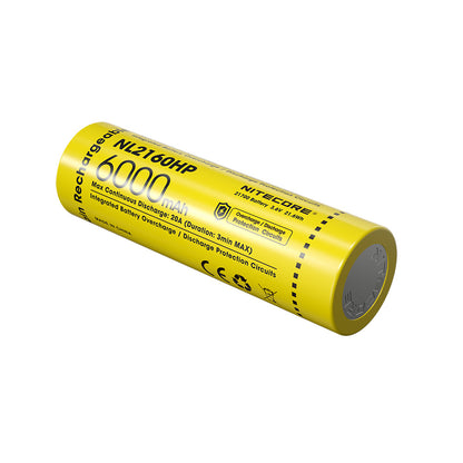 Batterie Nitecore NL2160HP 6000mAh 21700 Rechargeable - 20A Haute Performance