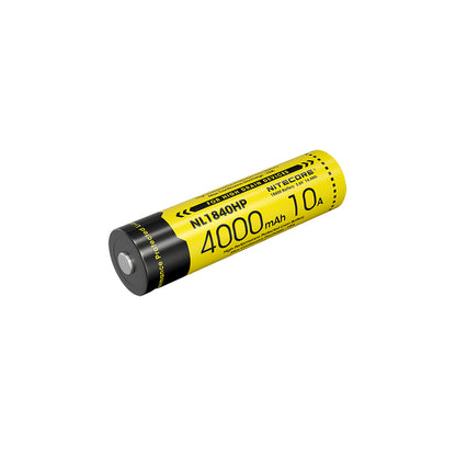 Batterie Nitecore NL1840HP 4000mAh 18650 Rechargeable - 10A Haute Performance