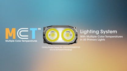 Nitecore TINI 3 600 Lumens 3 Color Temperatures Keychain Flashlight - OLED Display