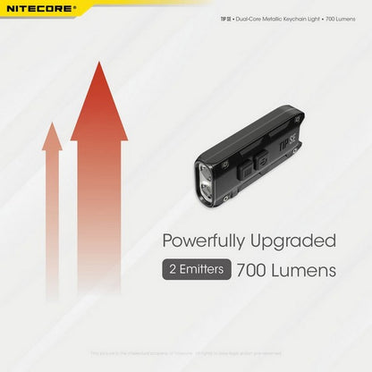 Nitecore TIP SE 700 Lumens - Mini Lampe de poche Porte-Clés Rechargeable USB-C