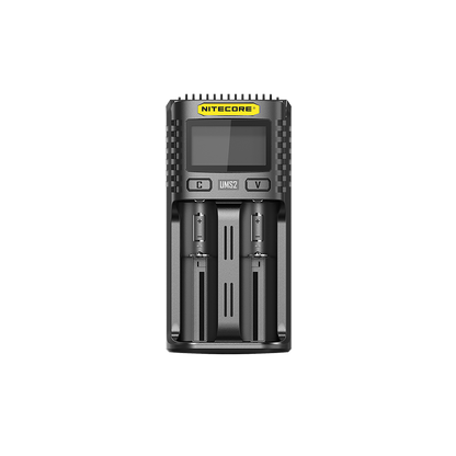 Nitecore UMS2 Universal Intelligent Charger - 2 Slots - 3000mA Max USB