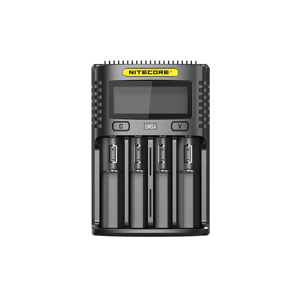 Nitecore UMS4 Universal Intelligent Charger - 4 Slots - 3000mA Max USB