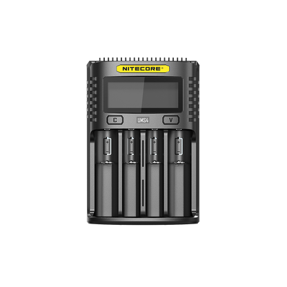 Nitecore UMS4 Universal Intelligent Charger - 4 Slots - 3000mA Max USB
