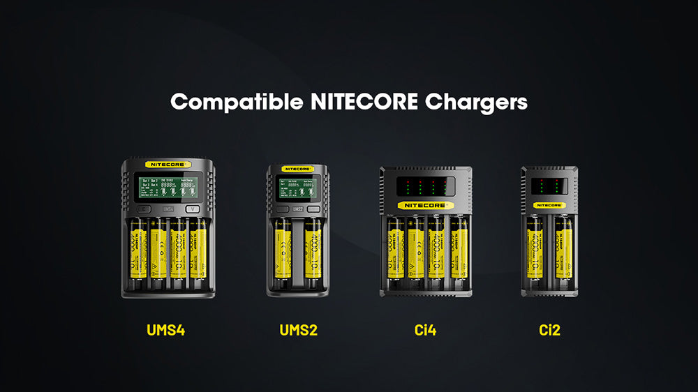 Batterie Nitecore NL1840HP 4000mAh 18650 Rechargeable - 10A Haute Performance